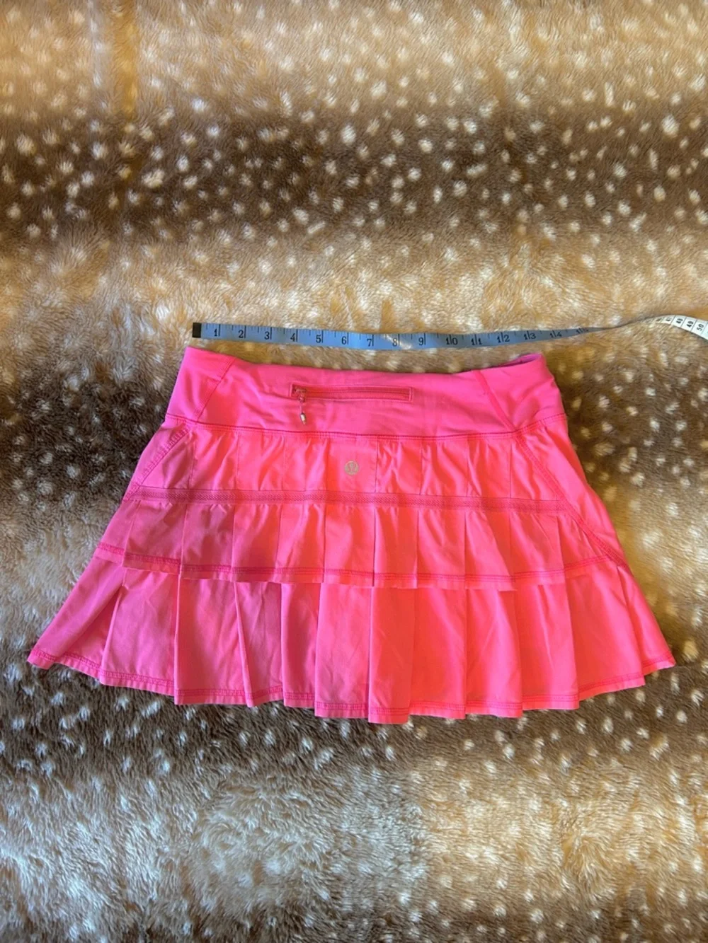 “Vintage” Lululemon Hot Pink Run Pace Setter tennis skirt size 4 - Picture 7 of 9